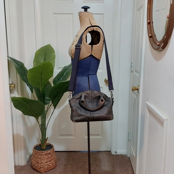 We The Free Handbags - We The Free Crossbody Satchel in Distressed Charcoal